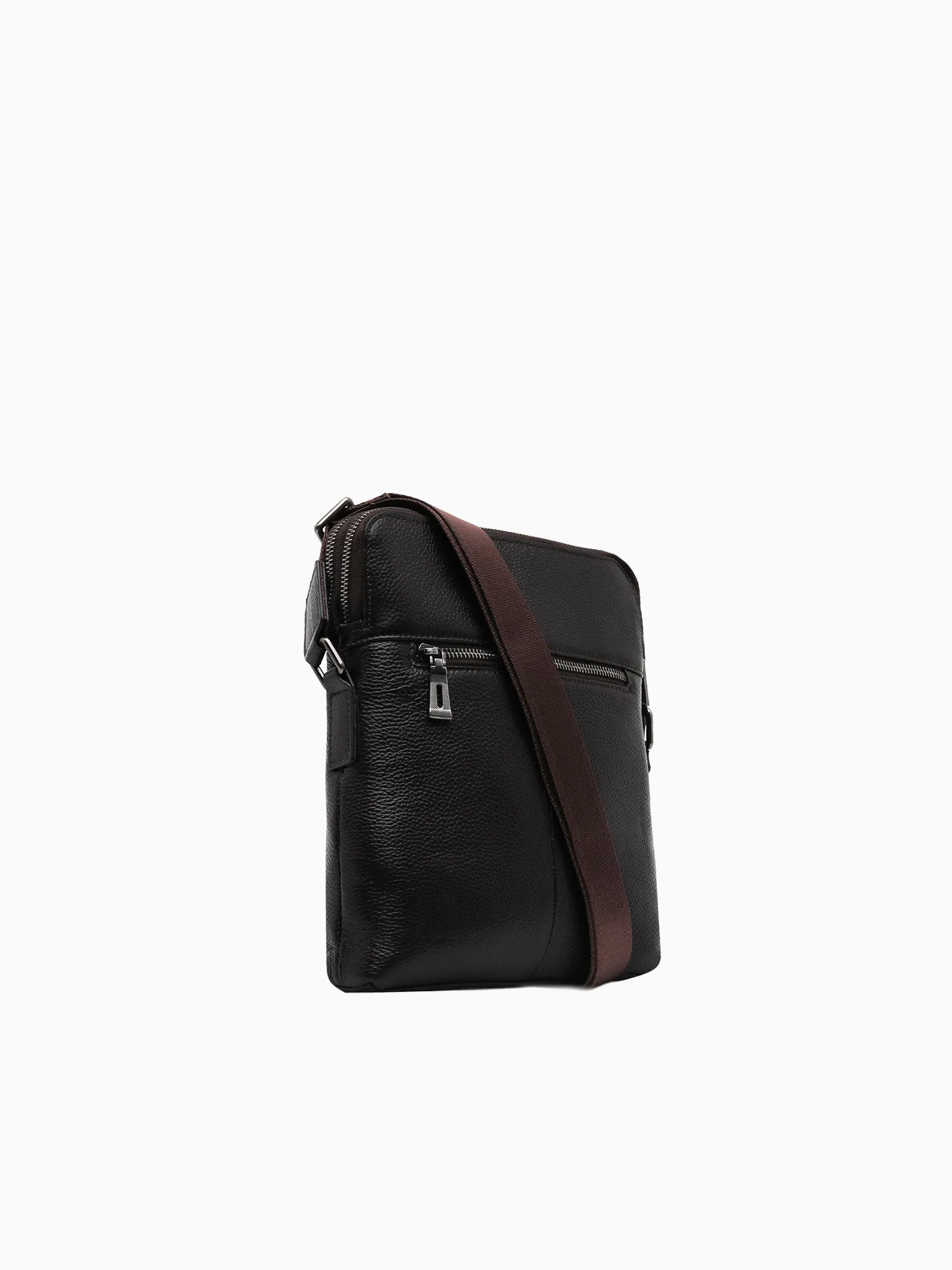 003 Pocket Crossbag Brn