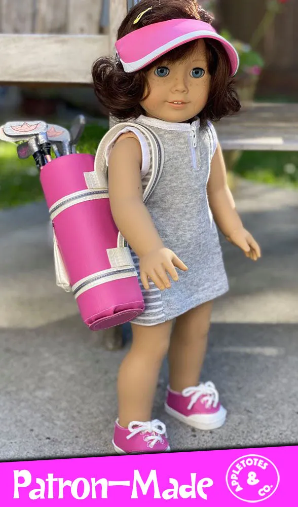 Annika Sports Dress Sewing Pattern for 18 Inch Dolls