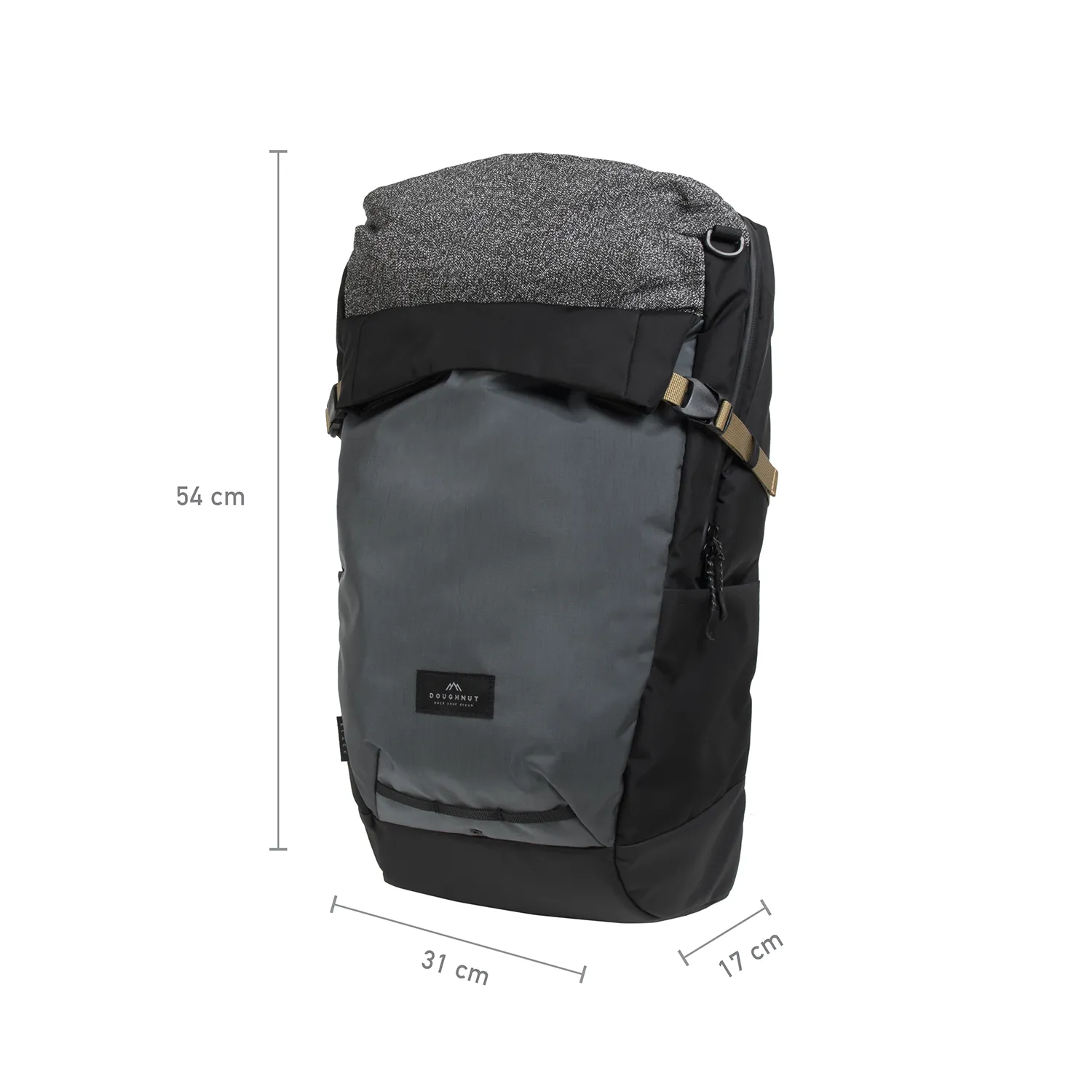 Astir Large Shield Series Black Backpack