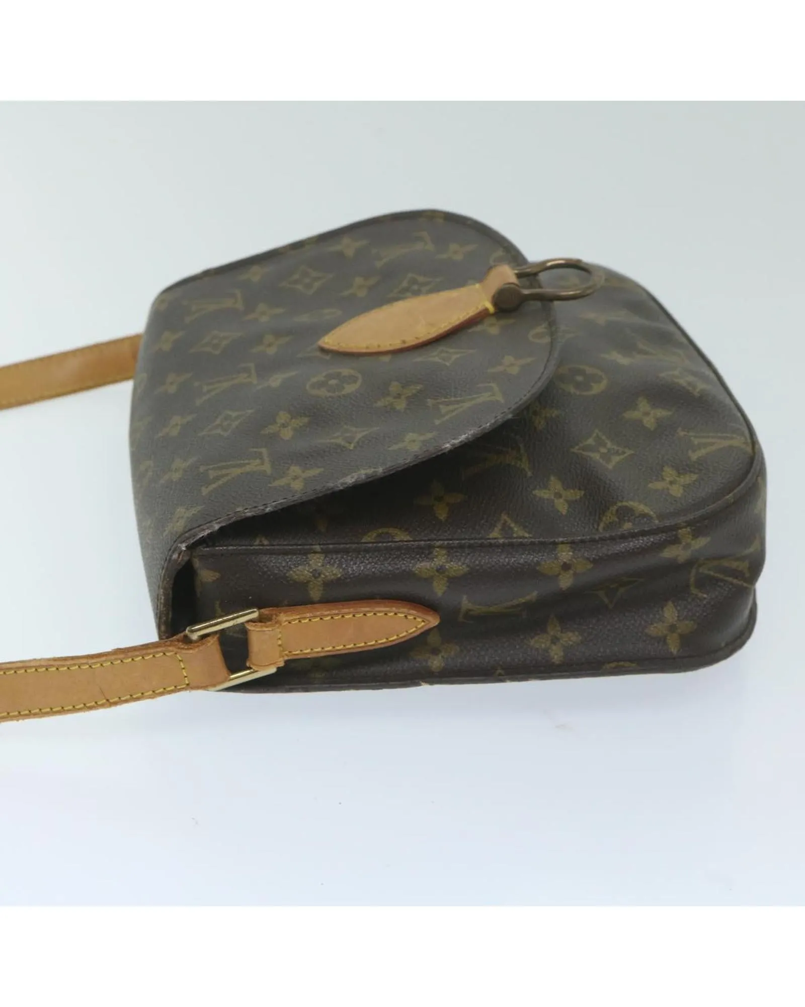 Authentic Monogram Shoulder Bag with Adjustable Strap