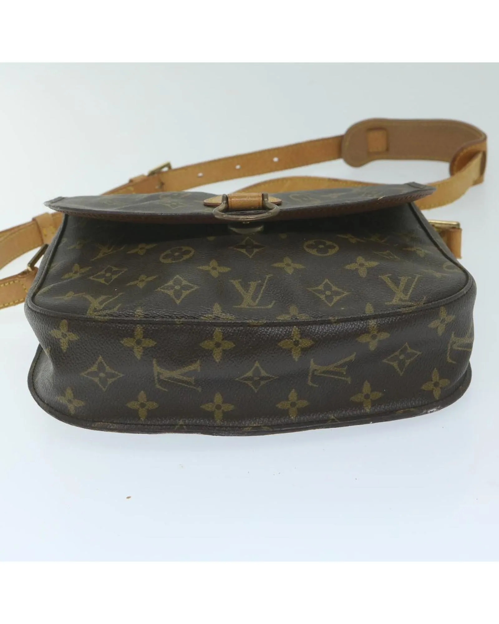 Authentic Monogram Shoulder Bag with Adjustable Strap