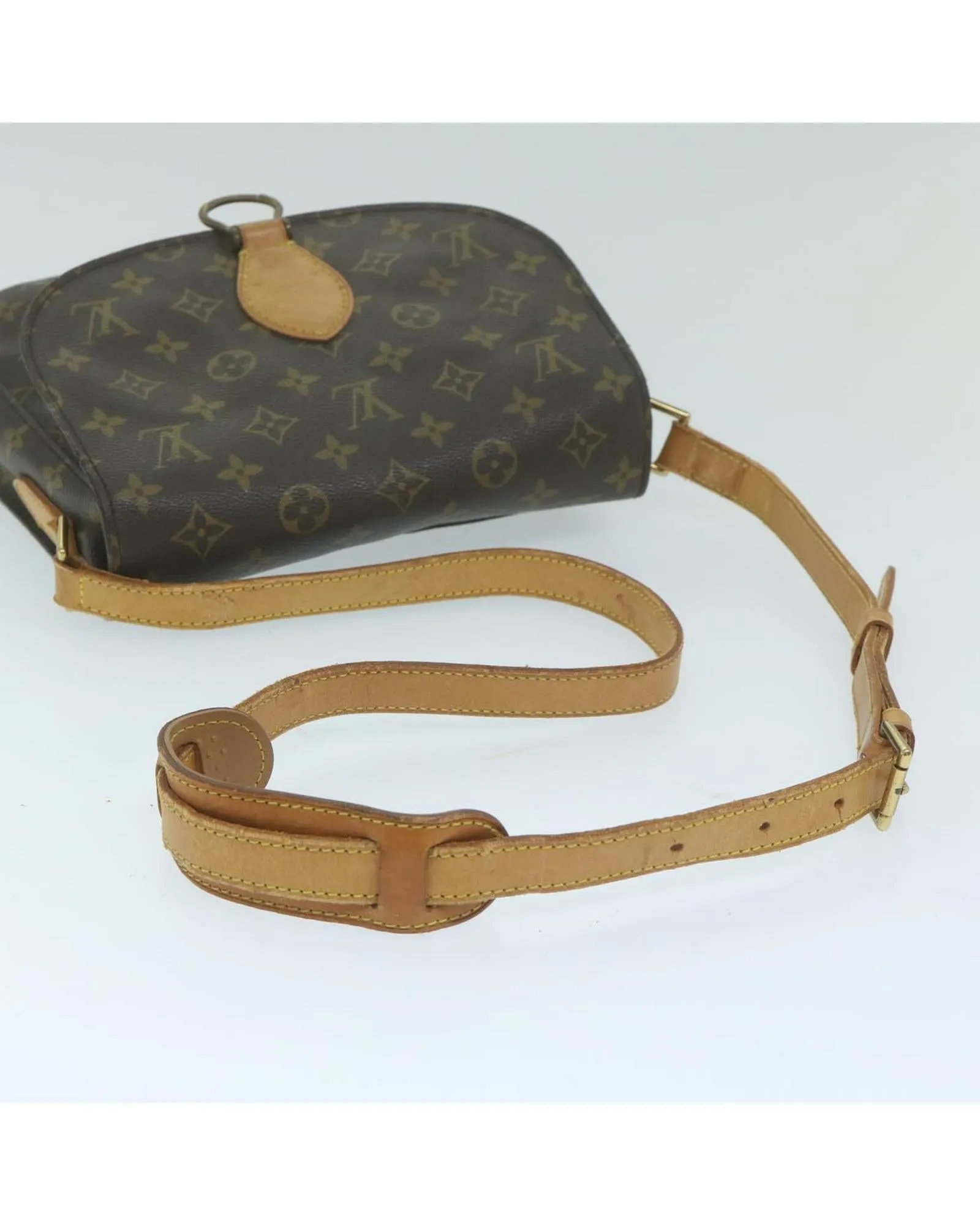 Authentic Monogram Shoulder Bag with Adjustable Strap