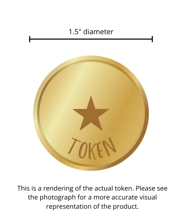 Blowjob Sexy Time Token in Gold