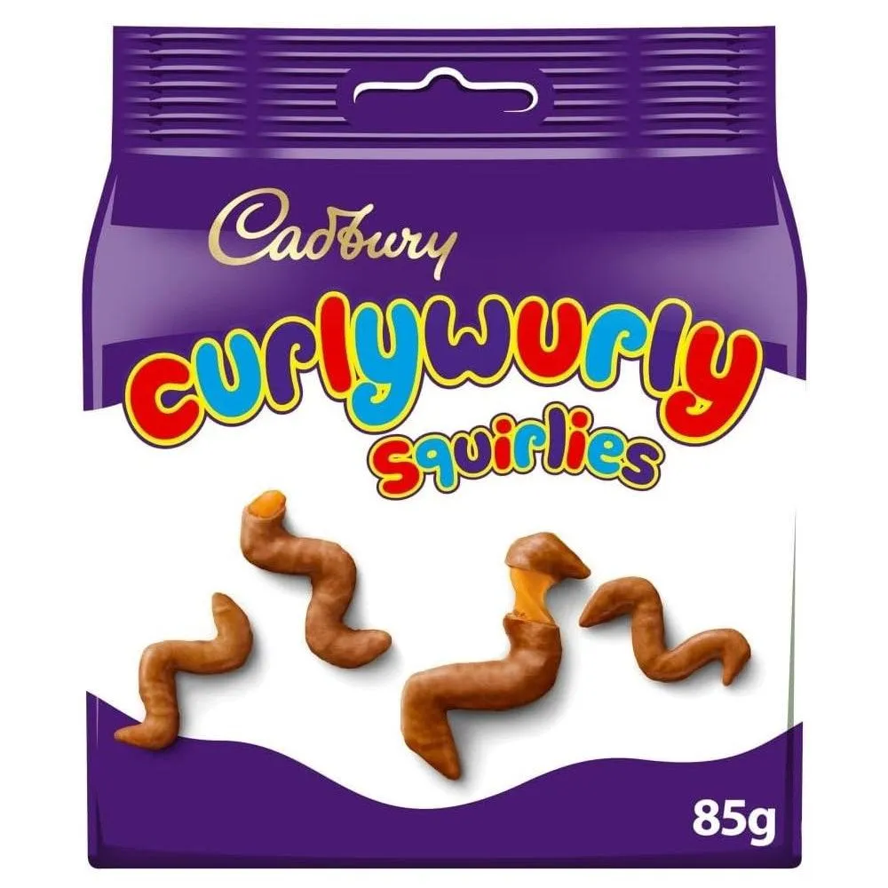 C'bury Curly Wurly Squirlies Chocolate Bag 85g