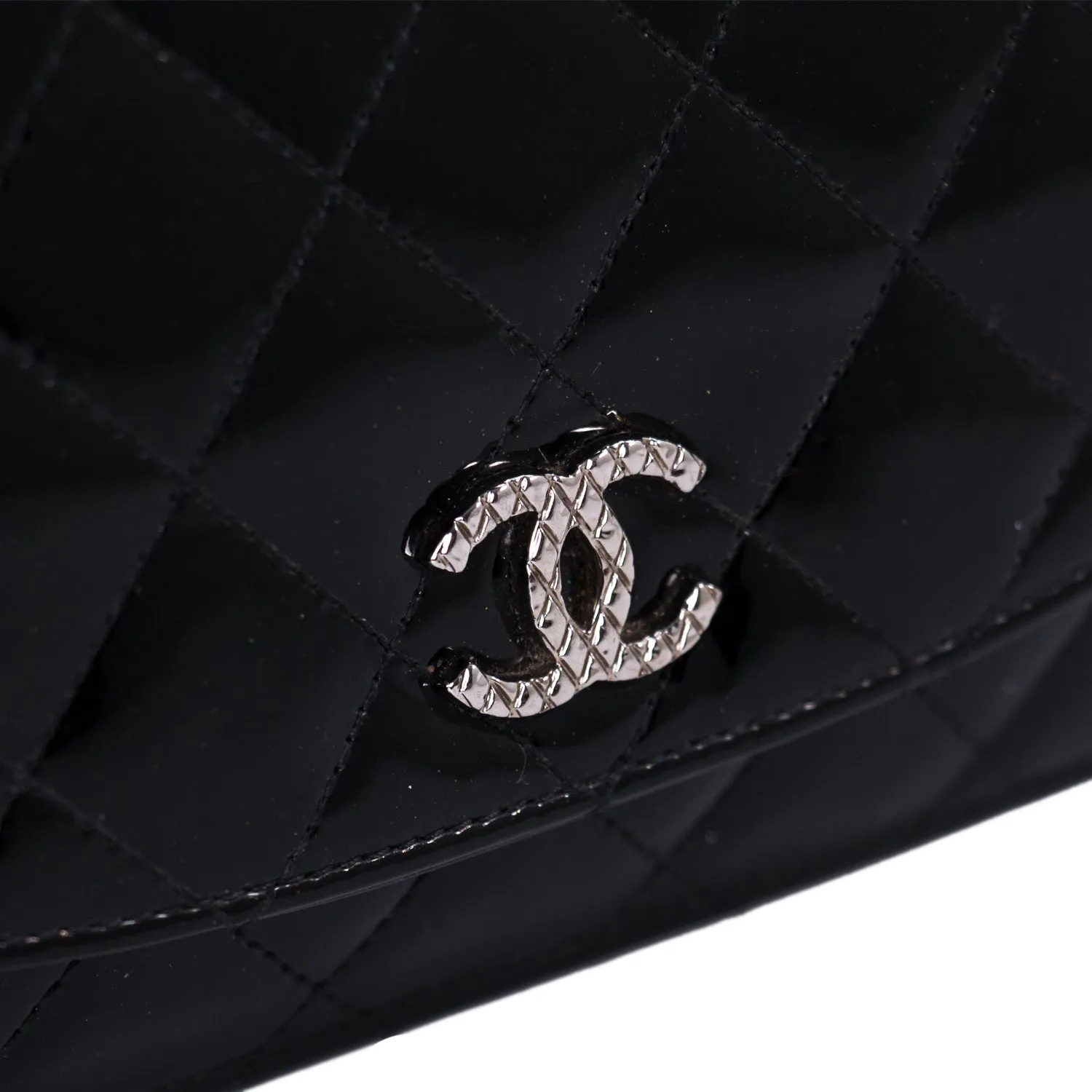 Chanel Patent Leather Wallet on Chain