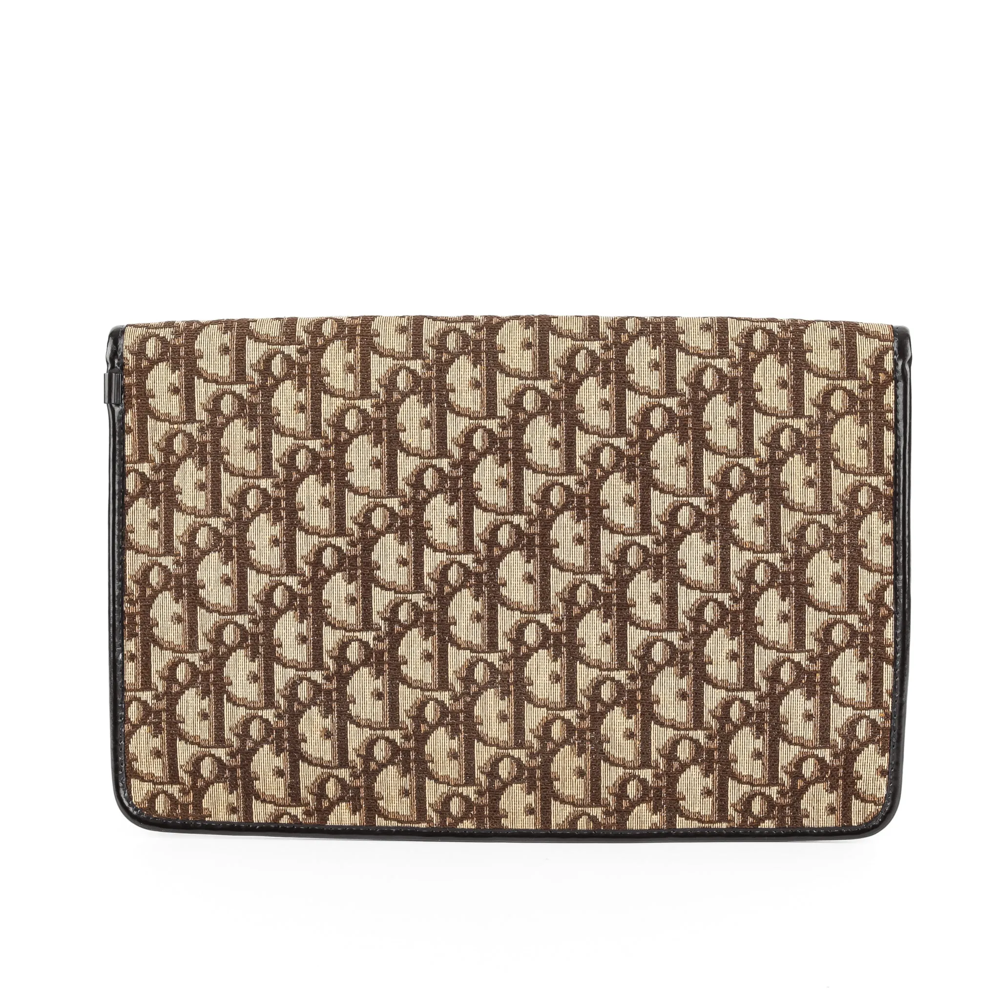 CHRISTIAN DIOR Vintage Diorissimo Clutch - Brown