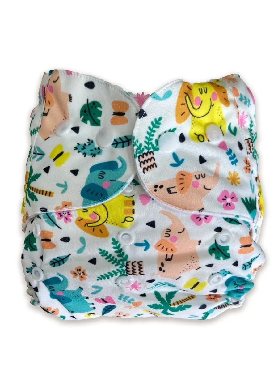 Combo of 5 Reusable Diapers - Option F