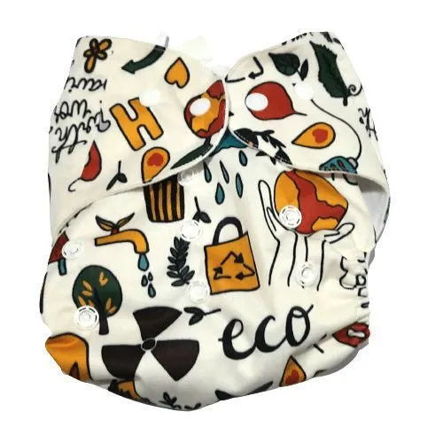 Combo of 5 Reusable Diapers - Option L