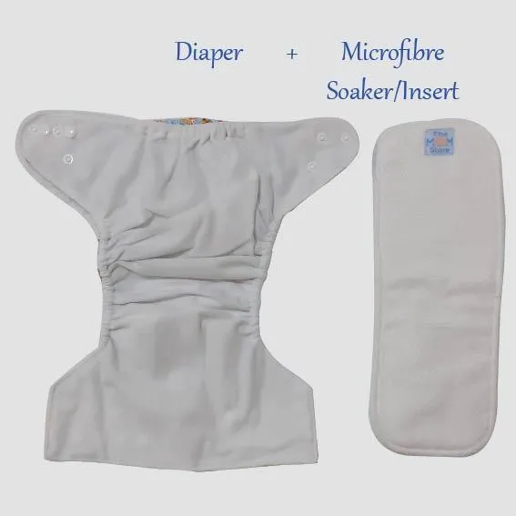 Combo of 5 Reusable Diapers - Option L