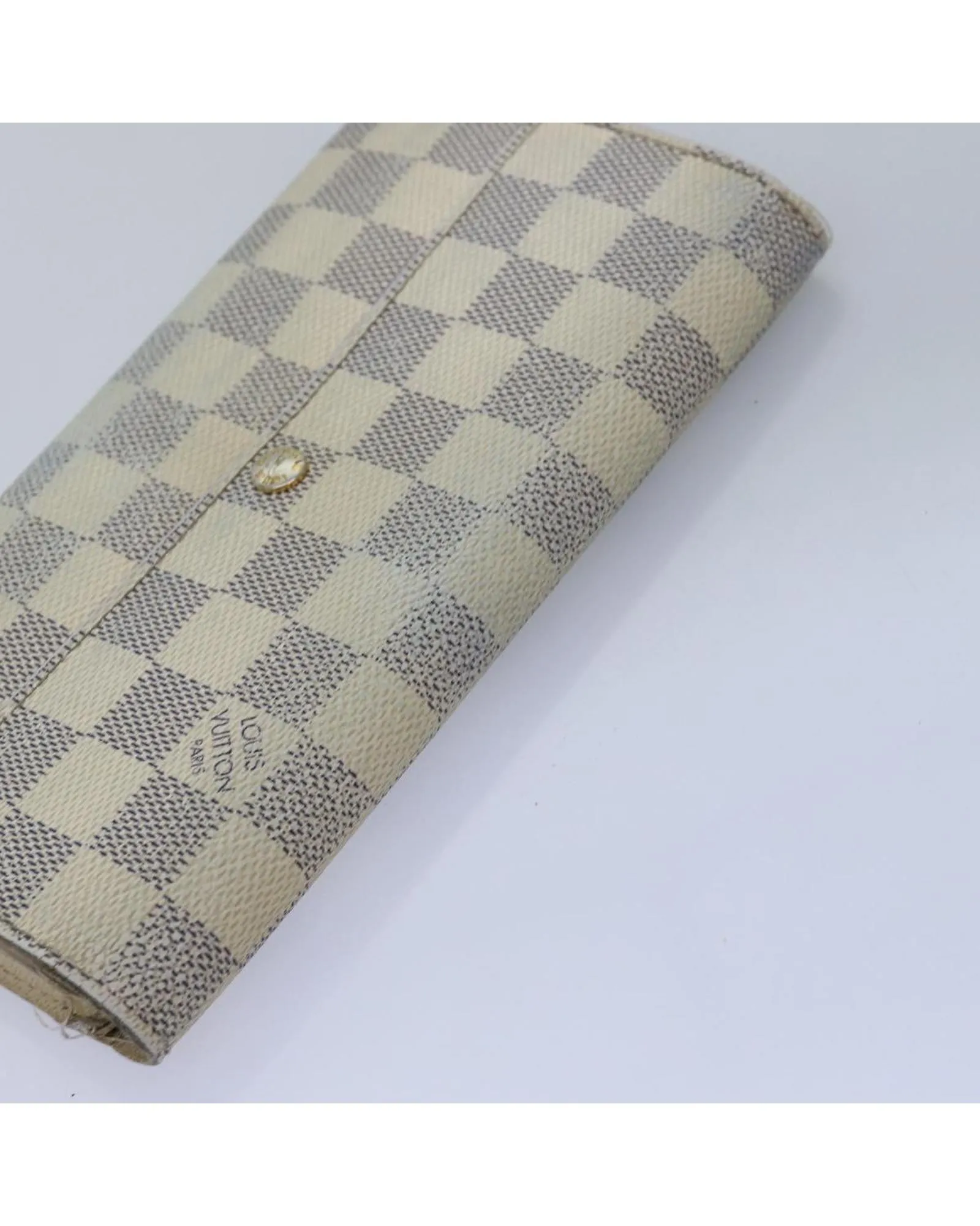 Damier Azur Canvas Coin Purse Wallet Set