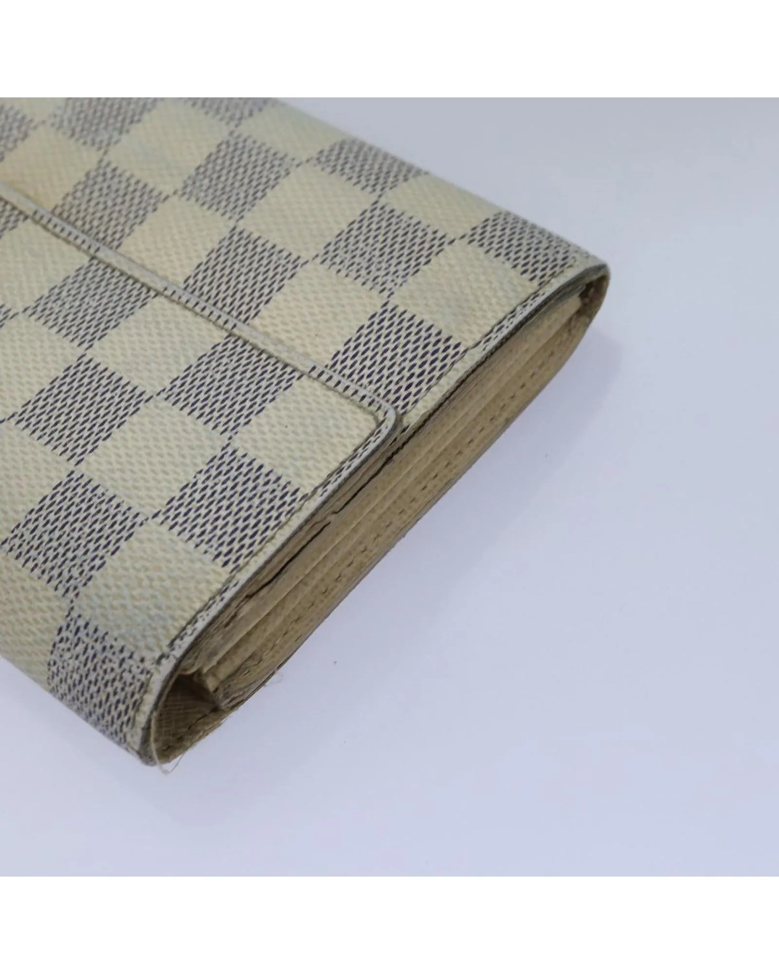 Damier Azur Canvas Coin Purse Wallet Set