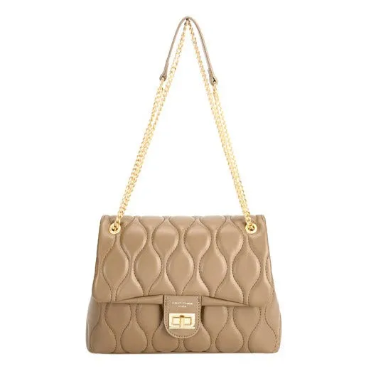 David Jones CM6705 Large Quilted Shoulder Bag