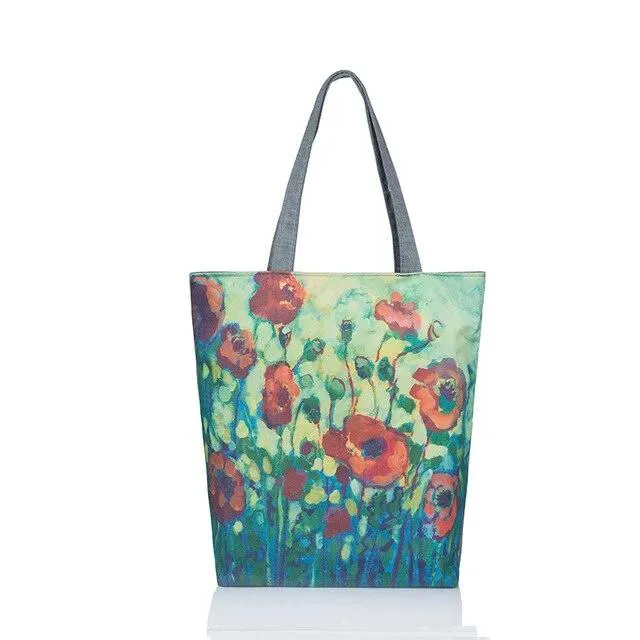 Flowers Panda Handbag