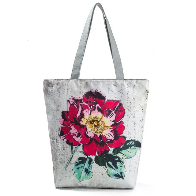 Flowers Panda Handbag