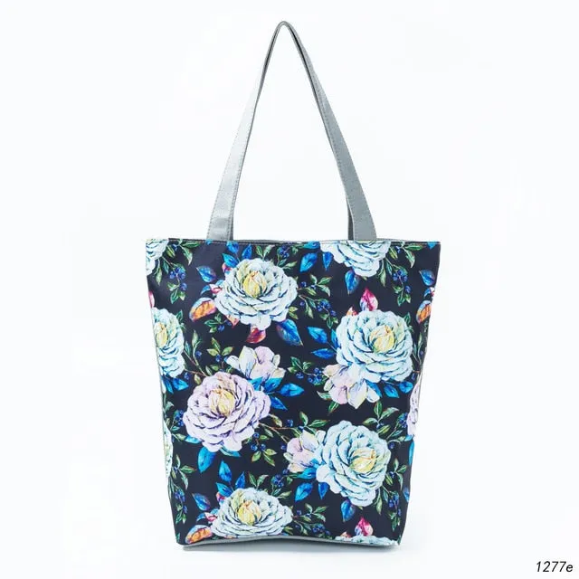 Flowers Panda Handbag