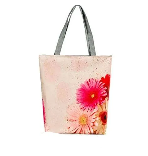 Flowers Panda Handbag