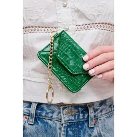 Gia Card Holder Wallet: Kelly Green