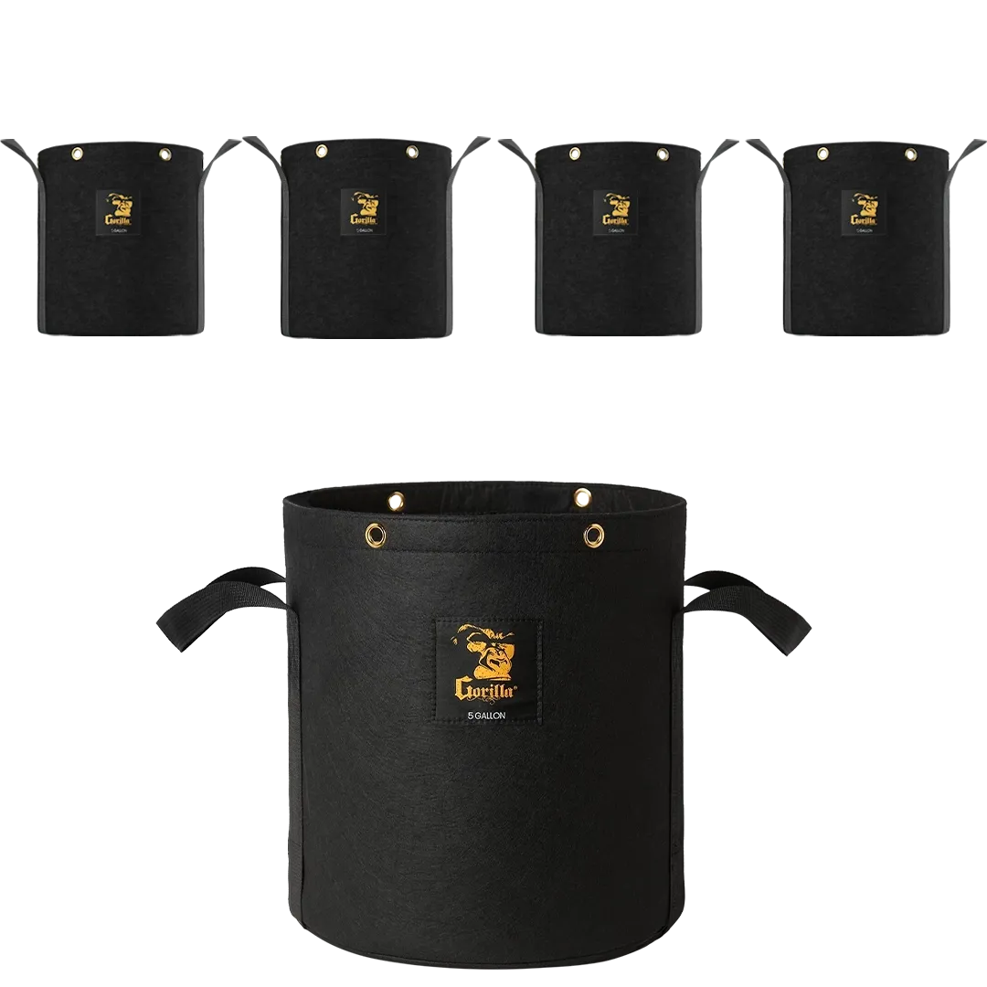 Gorilla 5 Gallon Grow Bag (4 Pack)