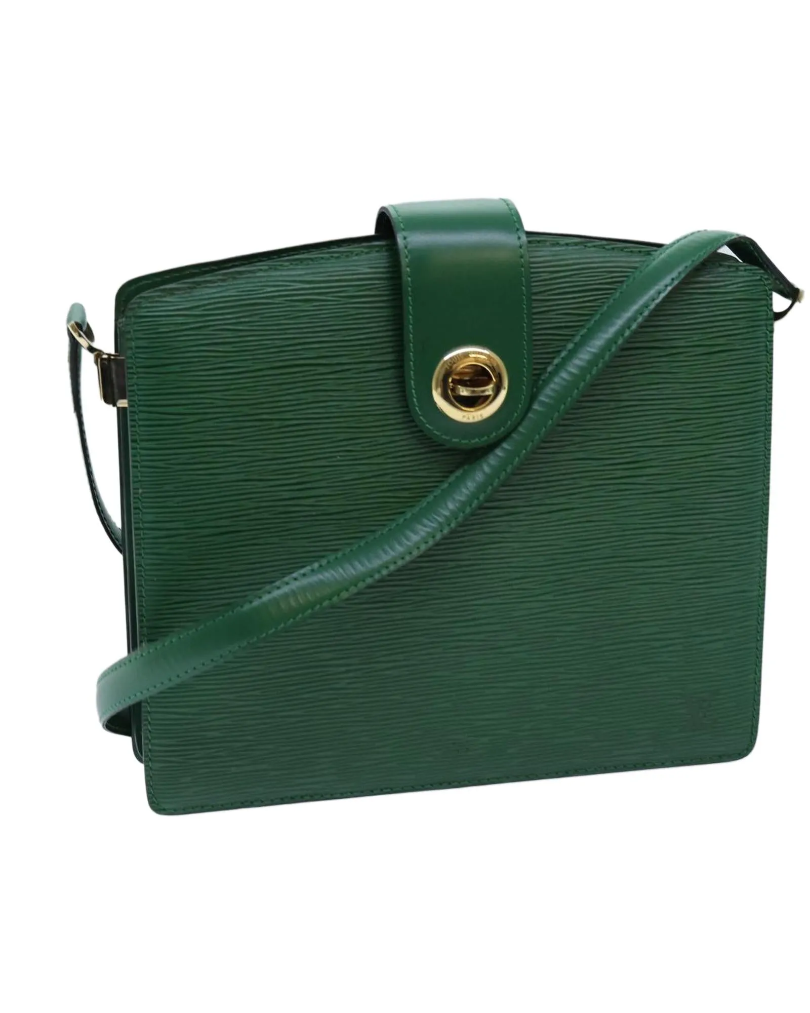 Green Epi Leather Capuchin Shoulder Bag with Dust Bag - Authentic LV Bag