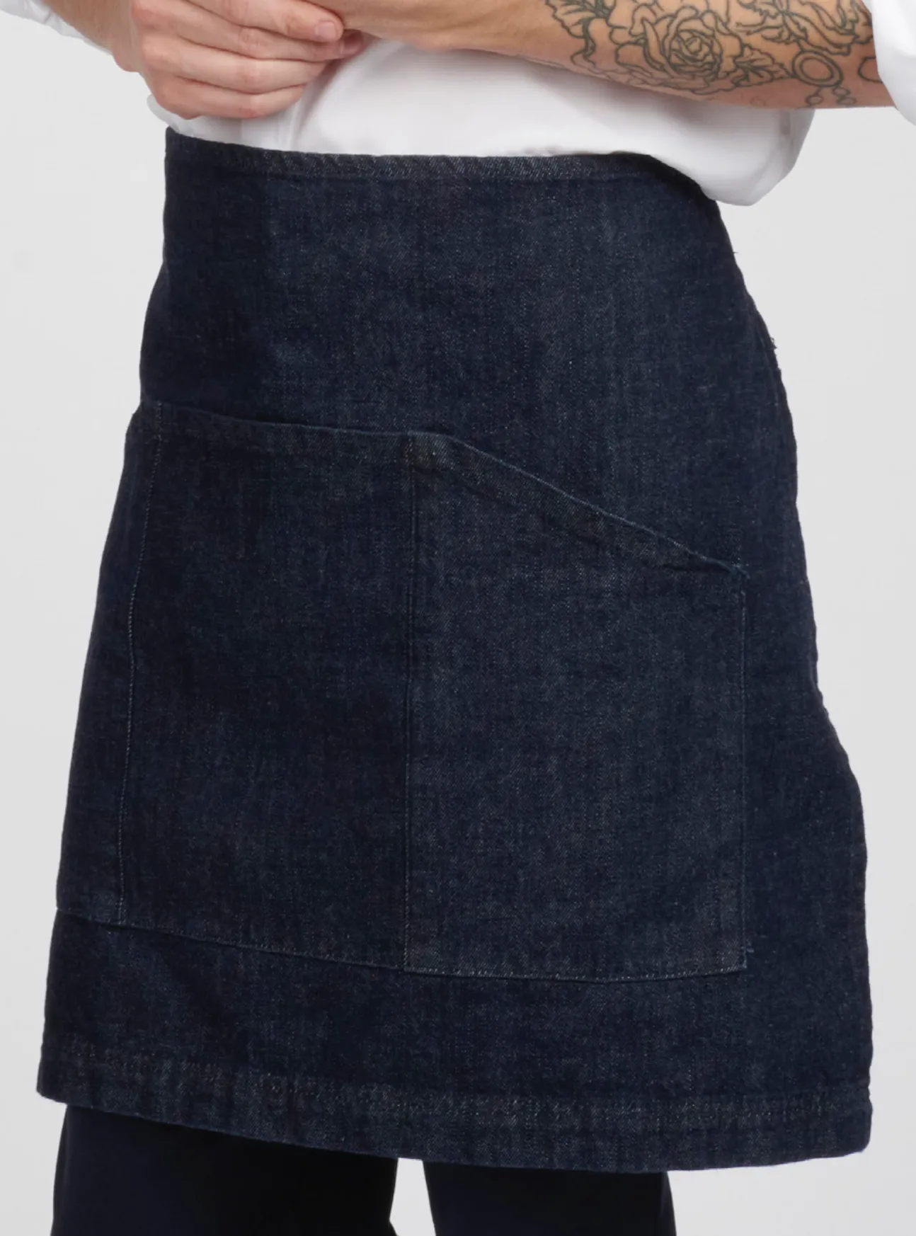 Indigo Denim Waist Apron (3 Pockets)