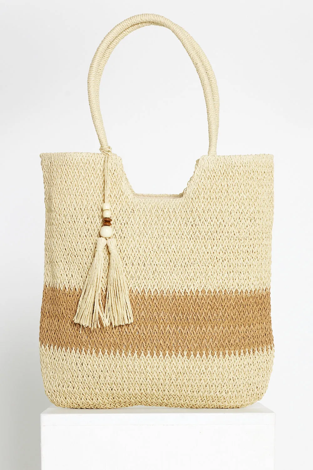 Jasmine Bag - Cream/Brown