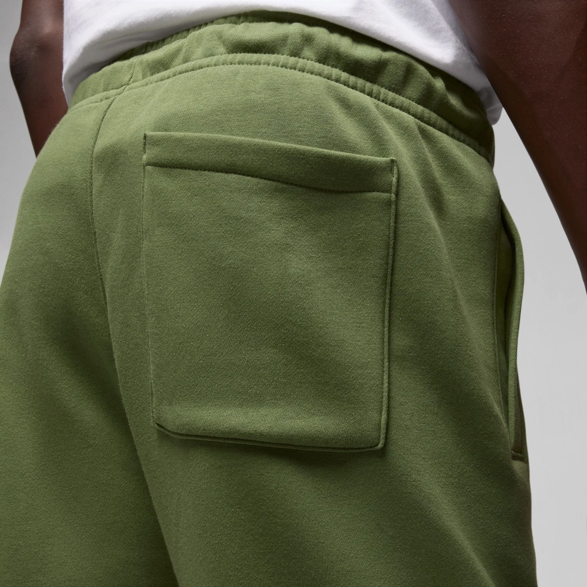 Jordan Essentials Fleece Baseline Sweatpants (Sky J Light Olive/Black)