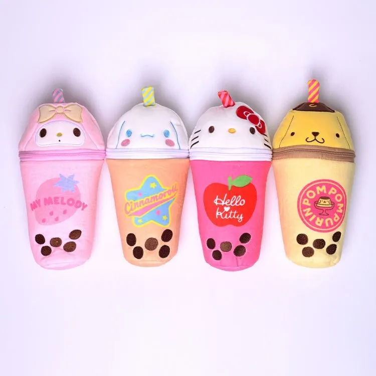 Kawaii Bubble Tea Pencil Cases