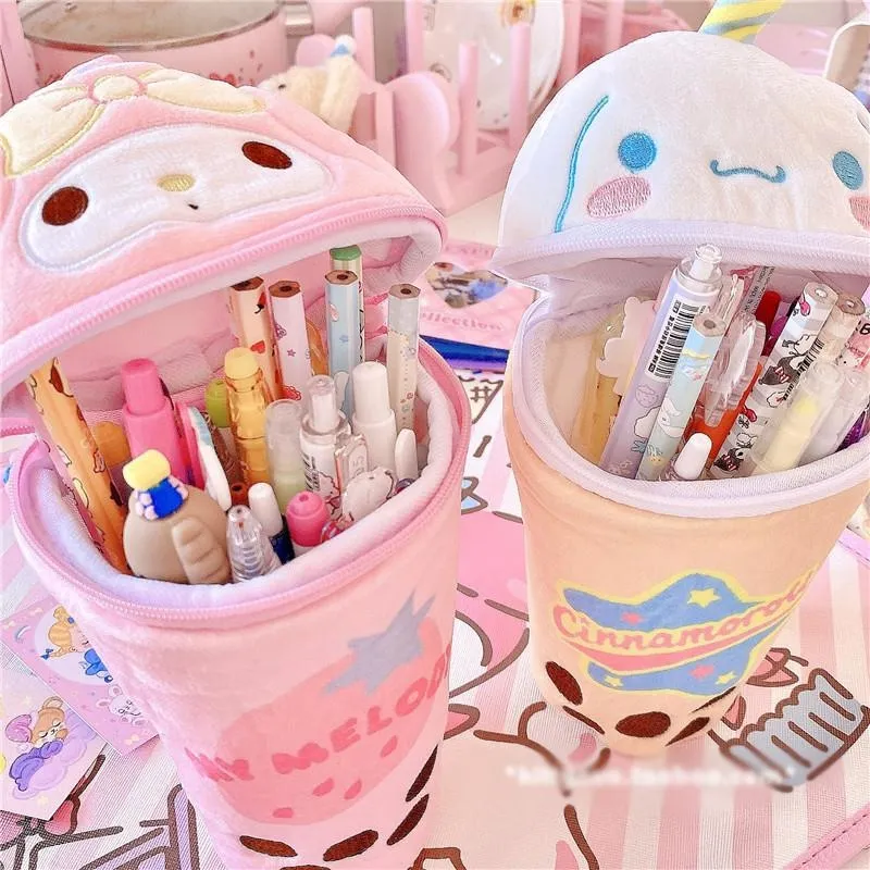 Kawaii Bubble Tea Pencil Cases