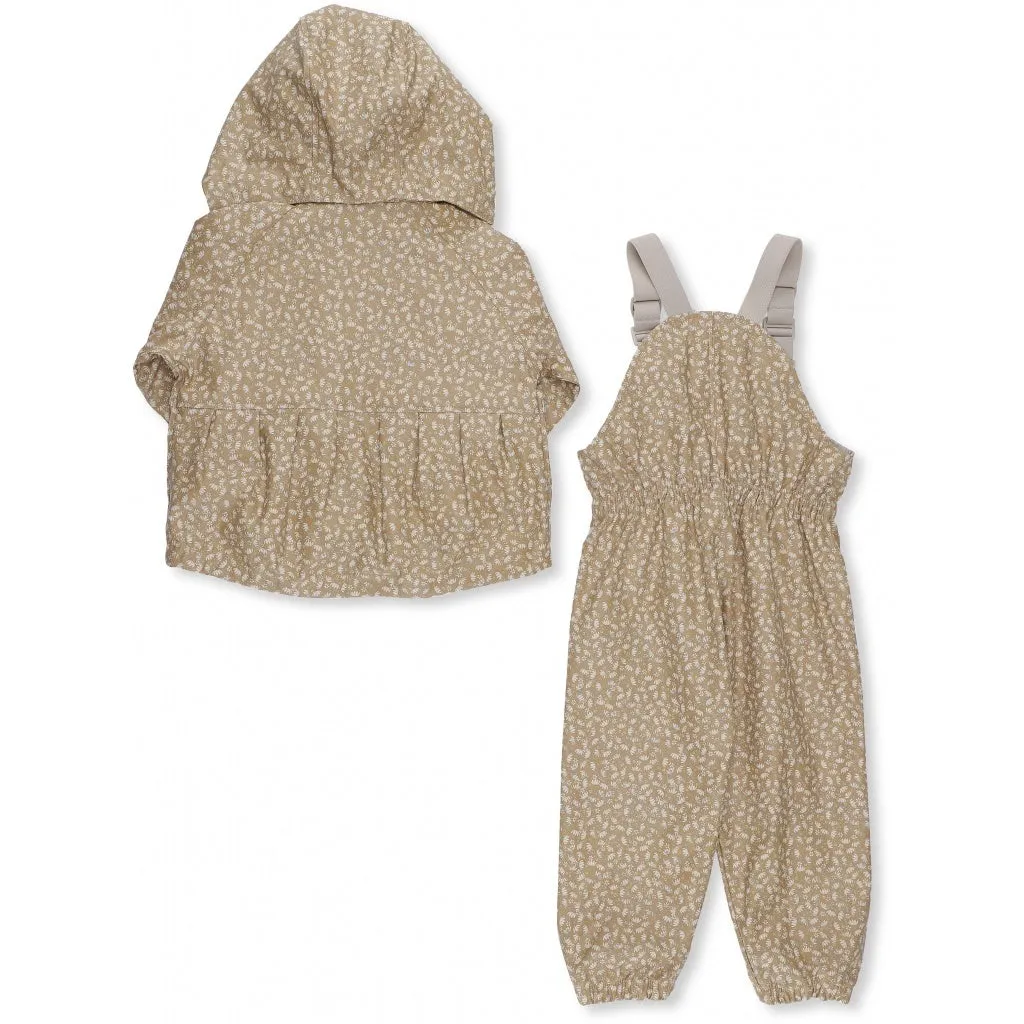 KONGES SLØJD - Palme Rainwear Set - Melodie, Dark Honey