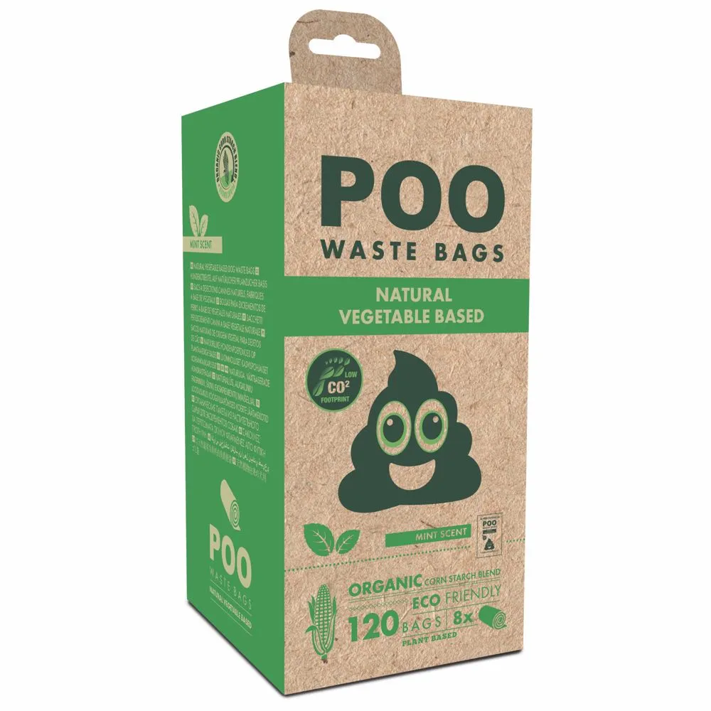 M-Pets Poo Eco-Friendly Dog Waste Bags (Mint Scented)