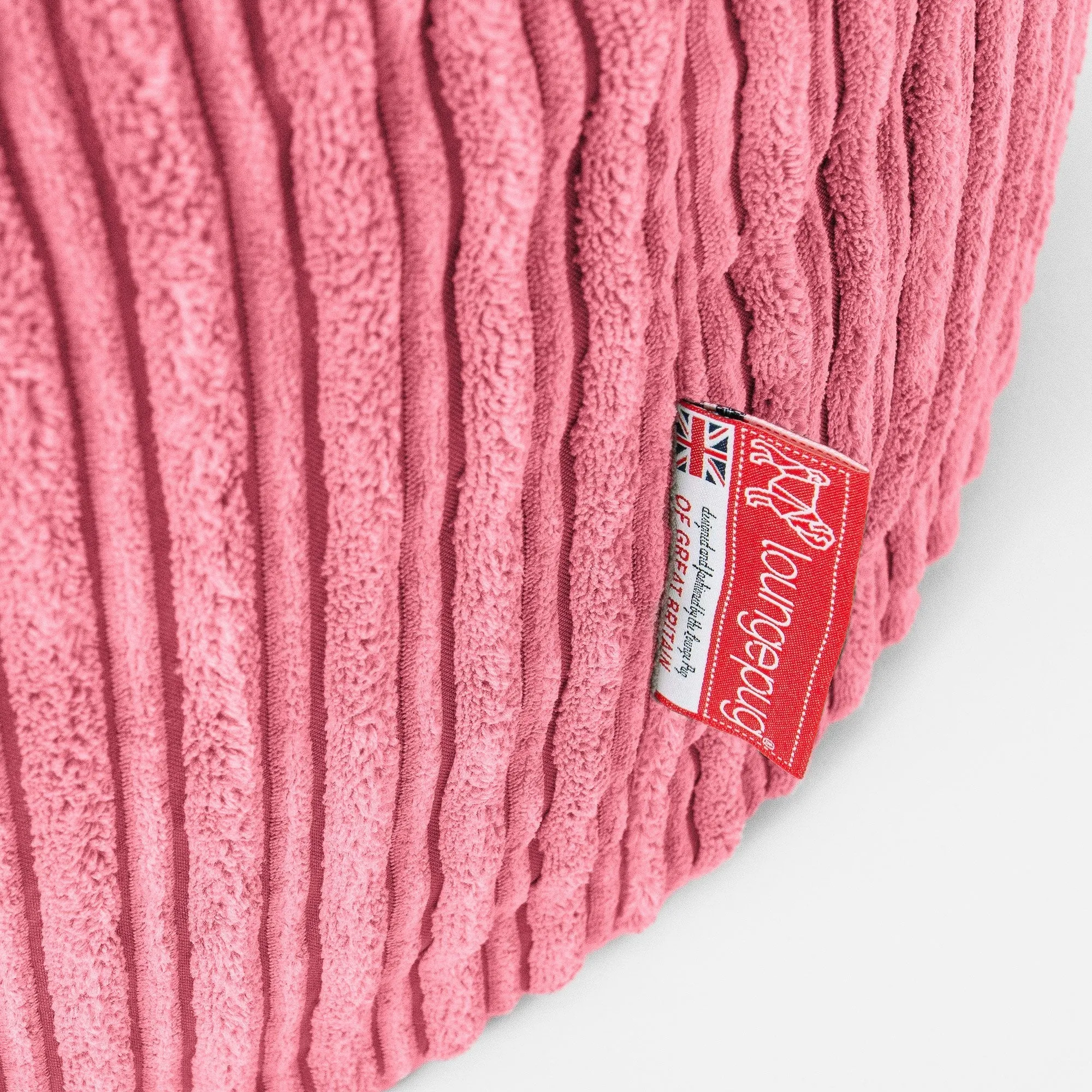 Mammoth Bean Bag Sofa - Cord Coral Pink