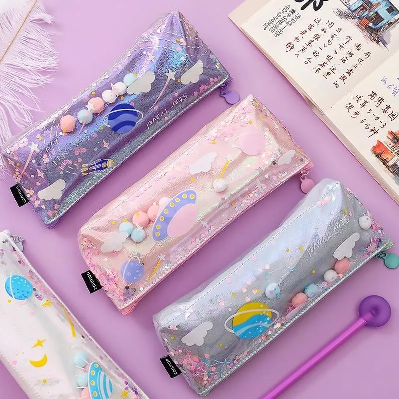 Milky Galaxy Cosmetic Bag