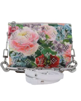 Monogram Flower Kussan BB Shoulder Bag with Dust Bag and Item Box