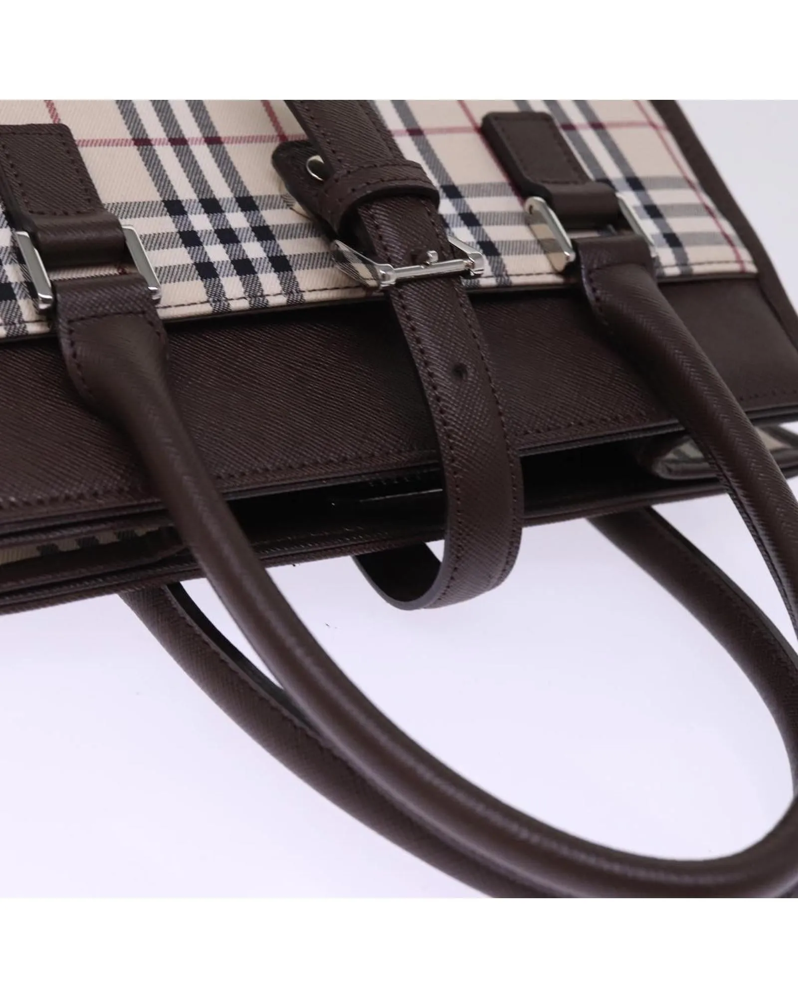 Nova Check Nylon Canvas Hand Bag