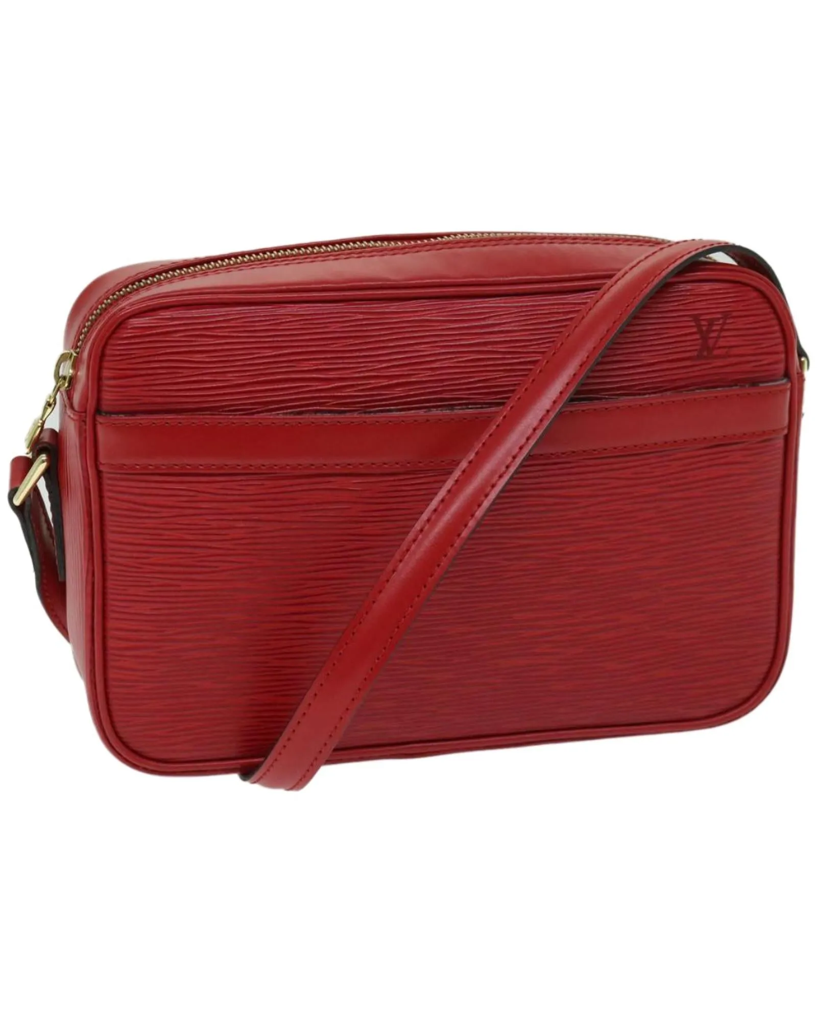 Red Epi Shoulder Bag with Authenticity Certificate