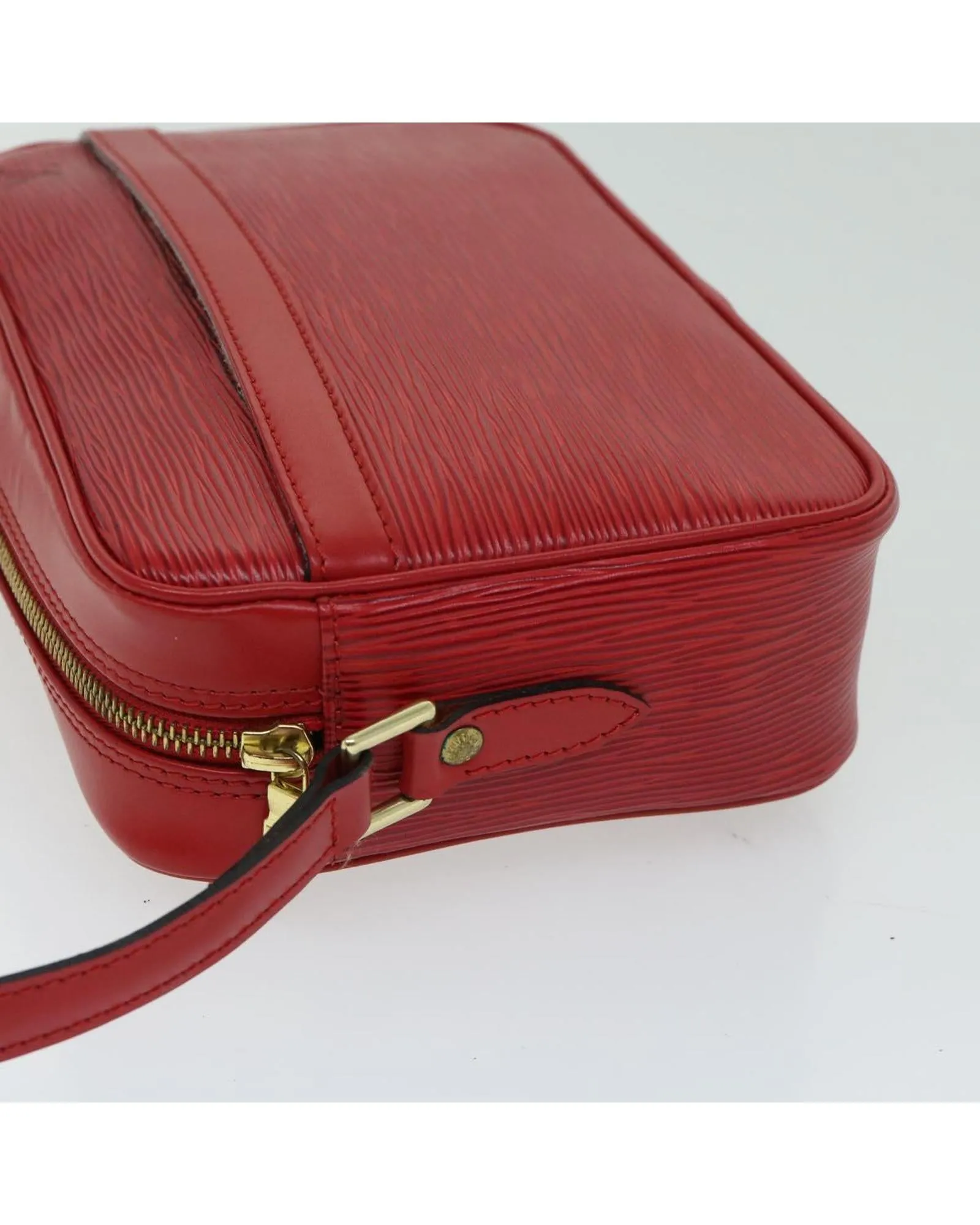 Red Epi Shoulder Bag with Authenticity Certificate