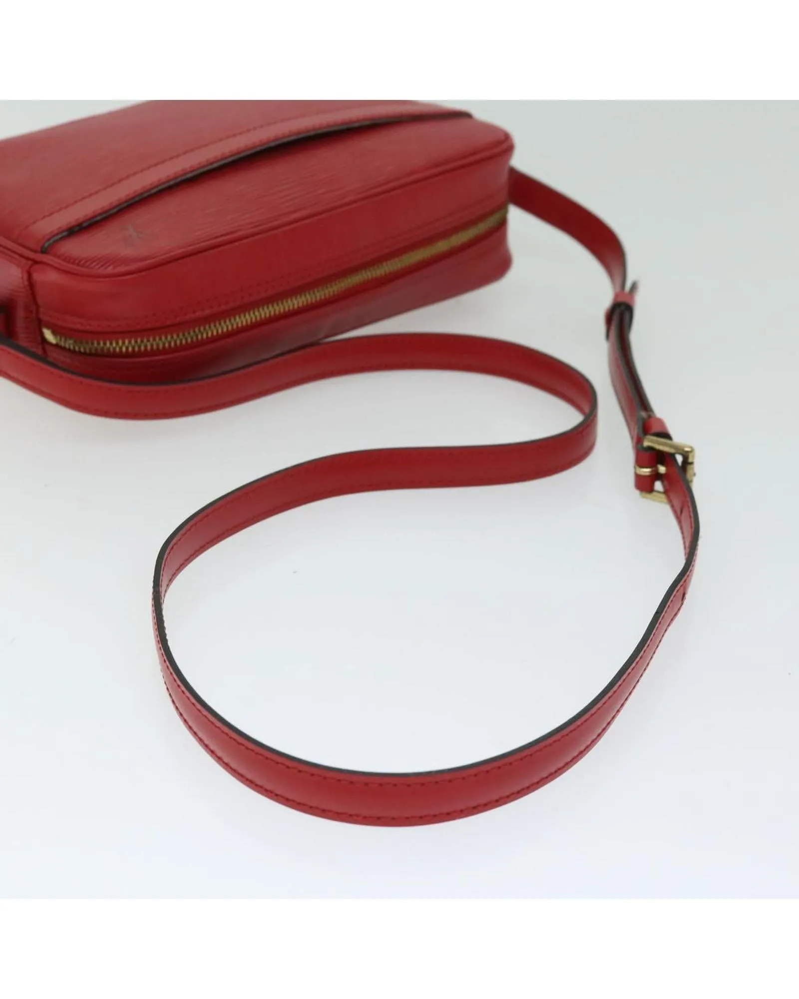 Red Epi Shoulder Bag with Authenticity Certificate