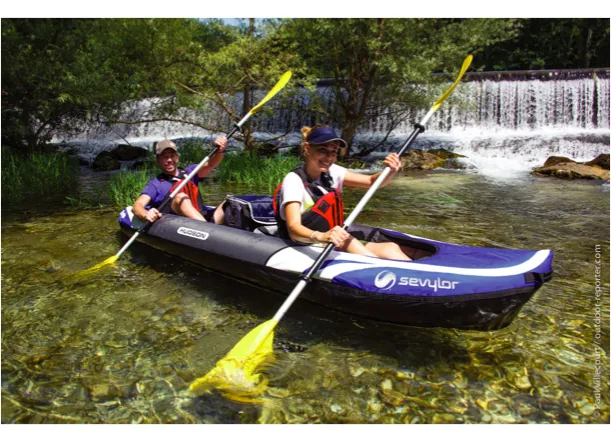 Sevylor Hudson Inflatable Kayak - 2024 Model - 2   1 Pesons