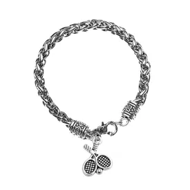 Silver Tennis Rope Bracelet