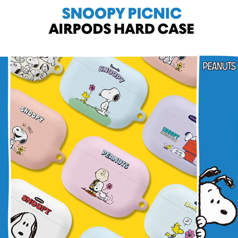 Snoopy Slim Hard Apple AirPods Case Cover