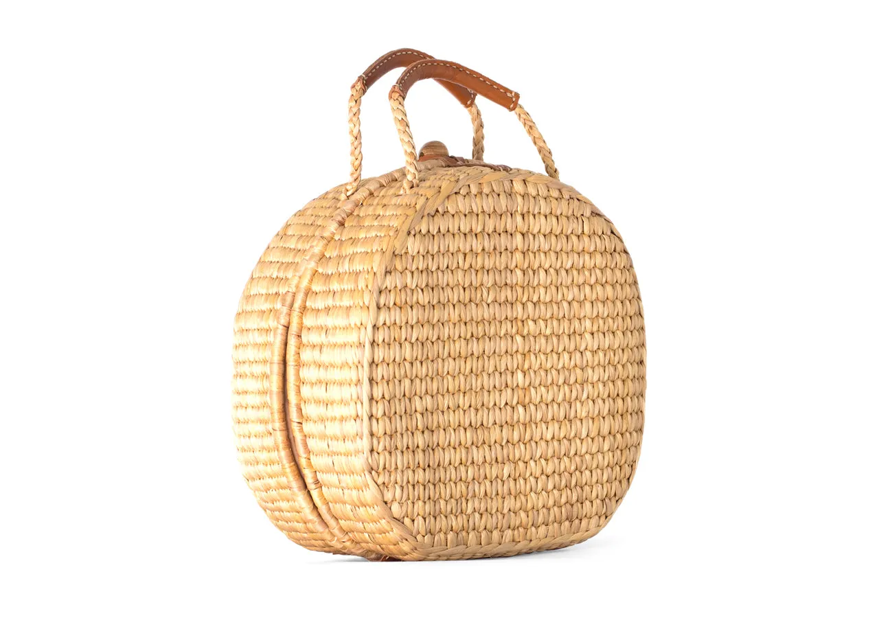 Straw Suitcase Bag