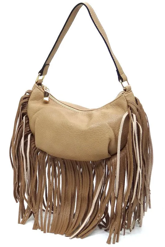 TEEK - Fashion Fringe Shoulder Bag Hobo