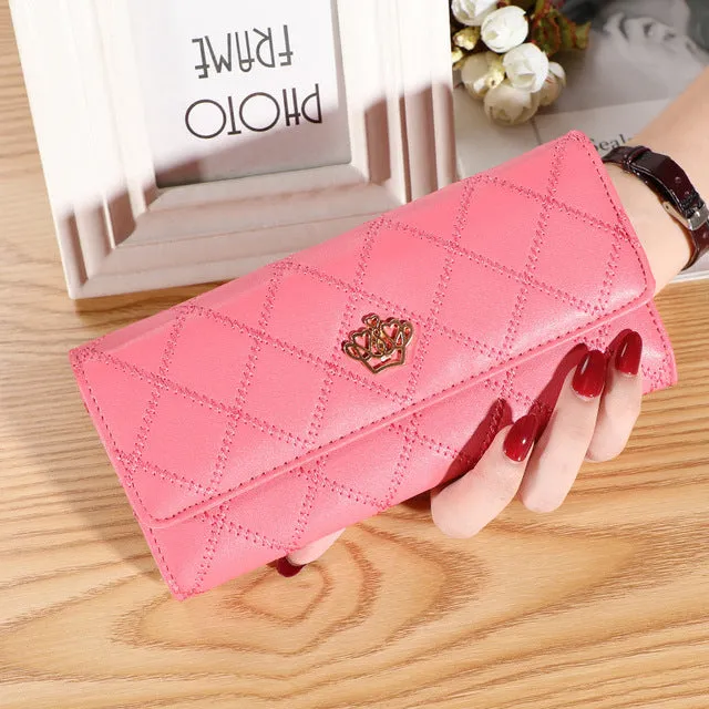 Vintage Crown Wallets for Women