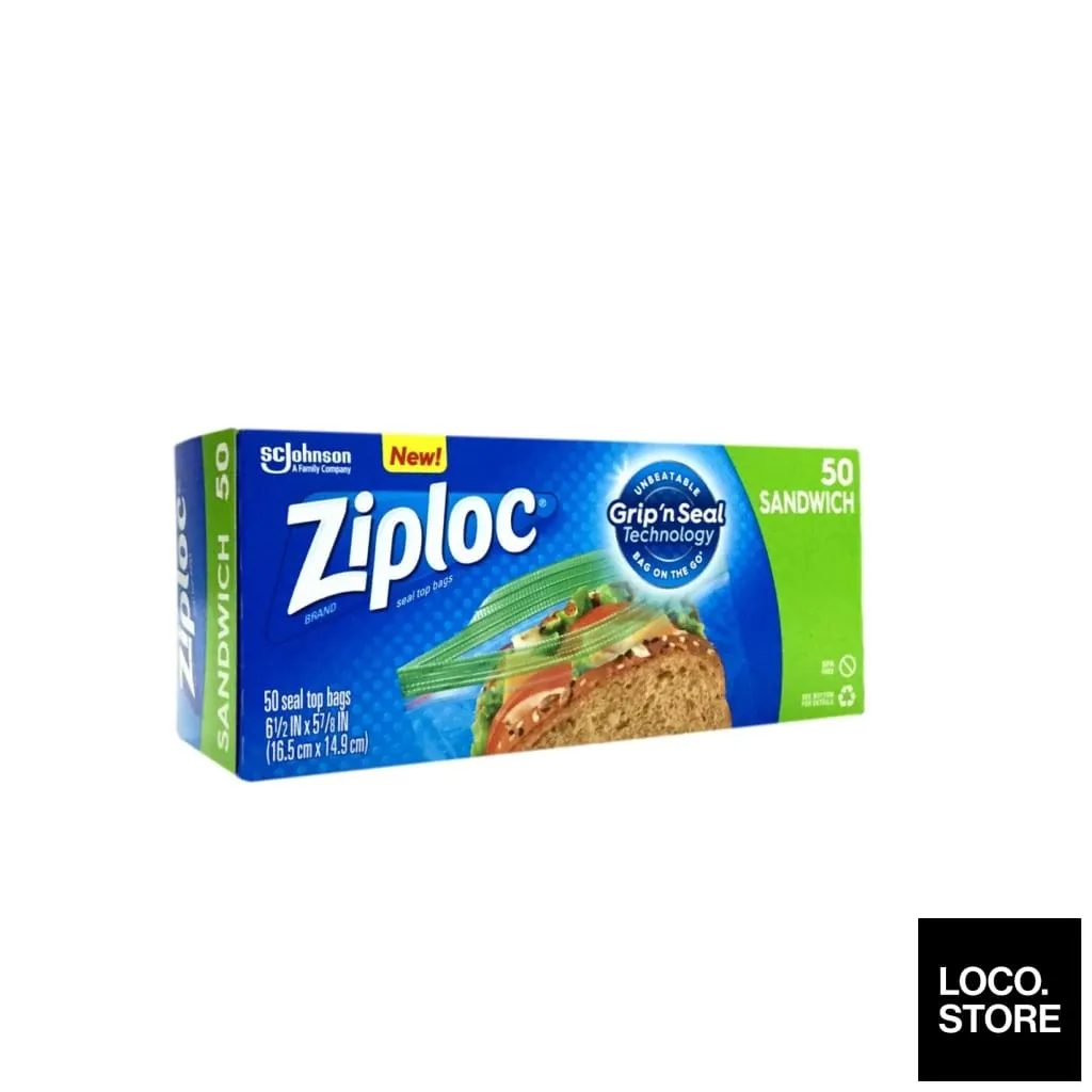 Ziploc Sandwich 50 bags